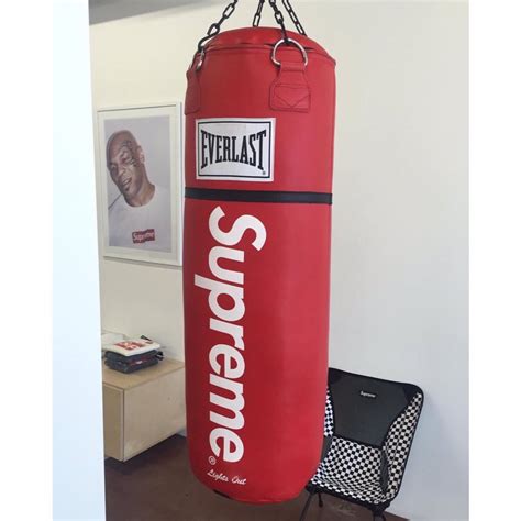 supreme punching bags replica|real supreme stitching.